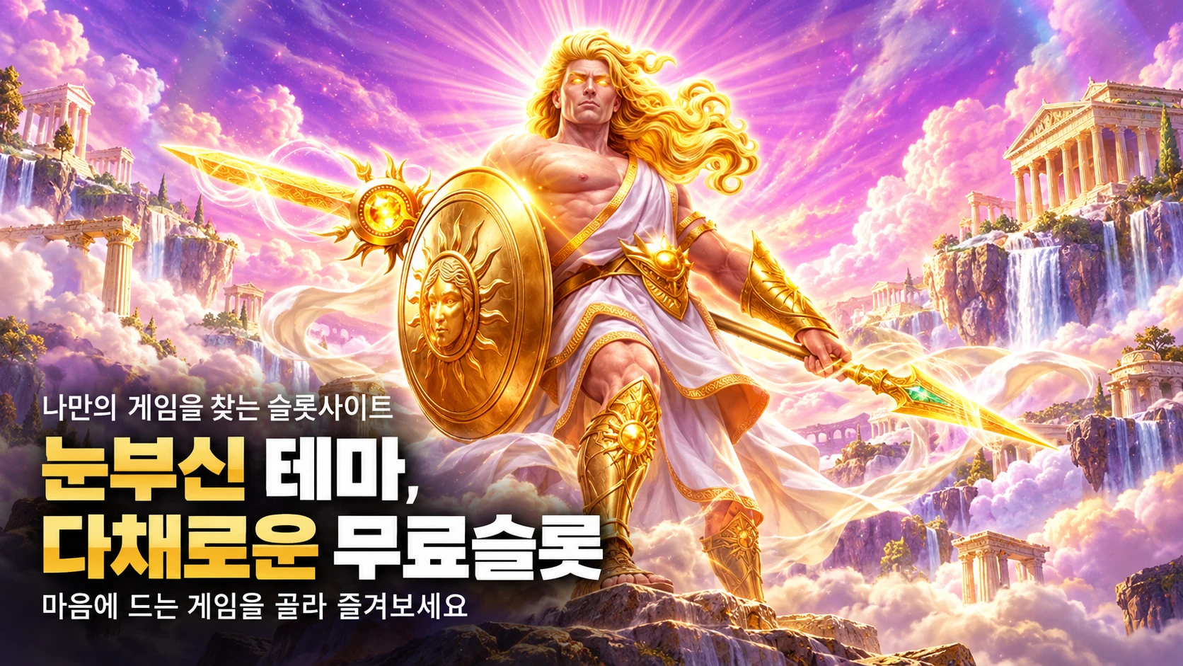 눈부신 신화 테마 무료슬롯