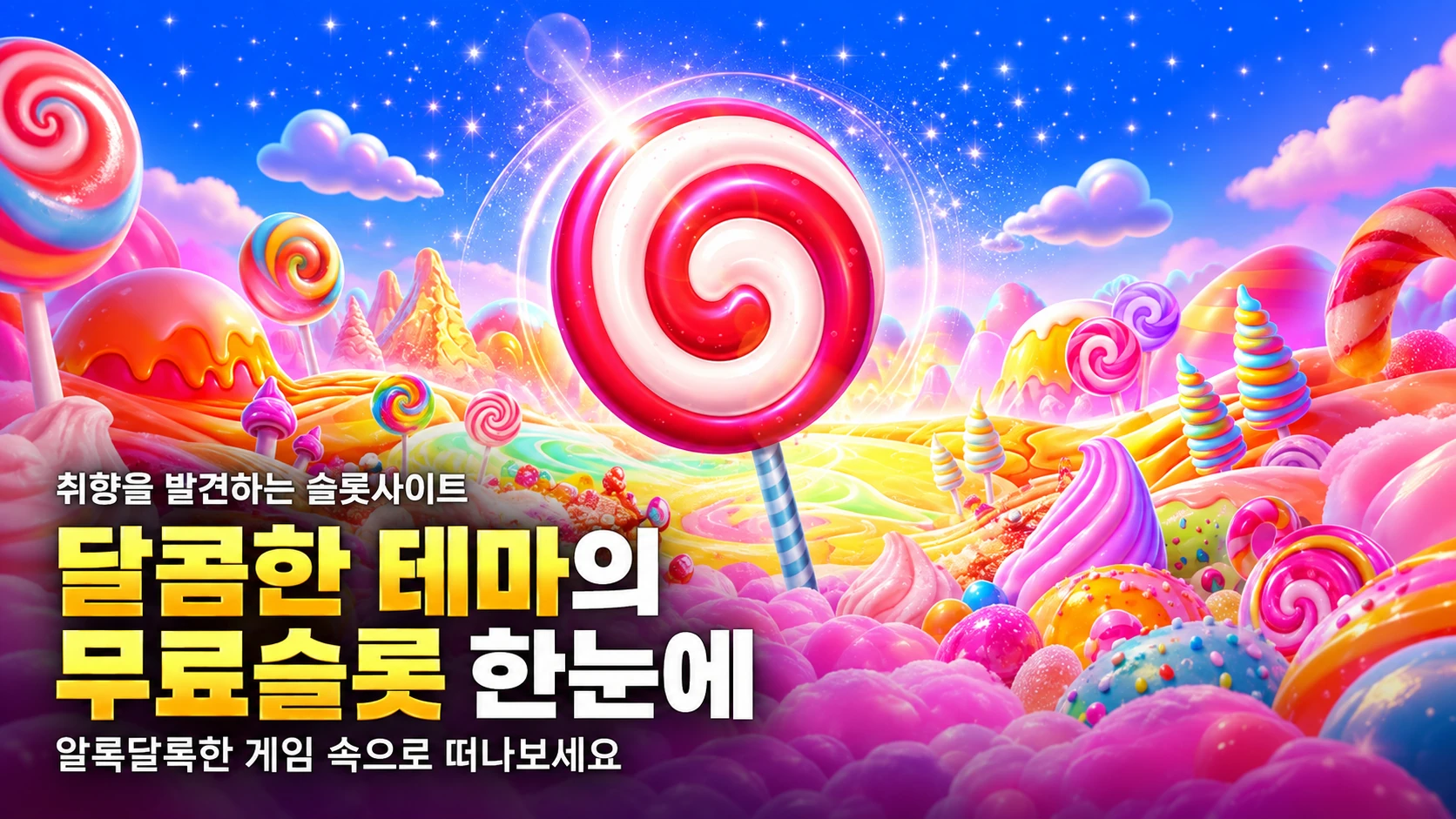 달콤한 캔디 테마 무료슬롯